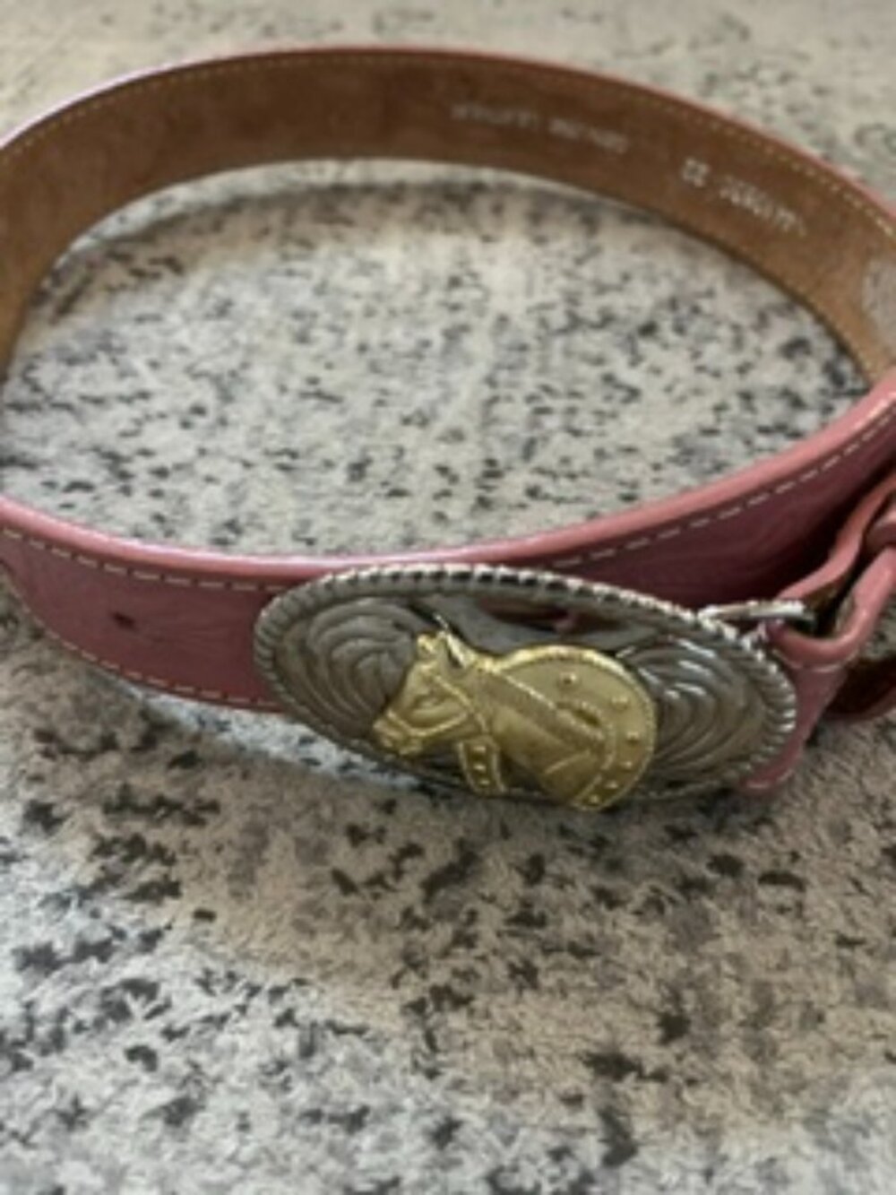 🧡3/$15 Nocona Genuine Leather Pink Belt